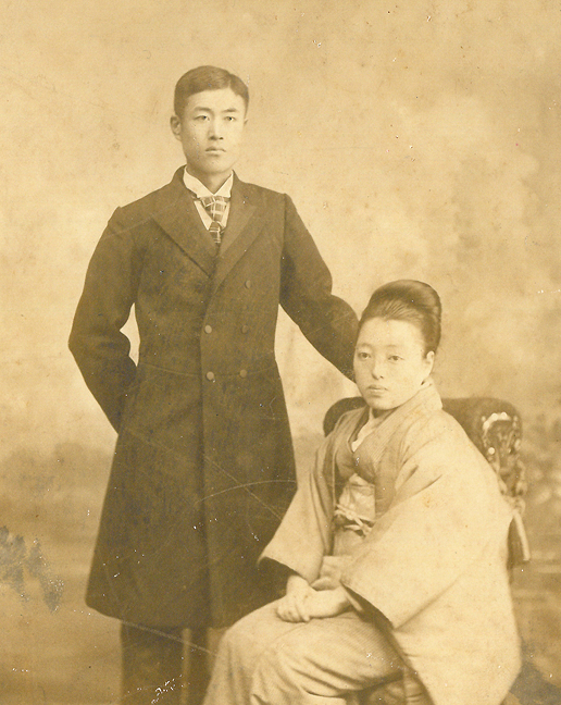 菊池捍と妻淑子