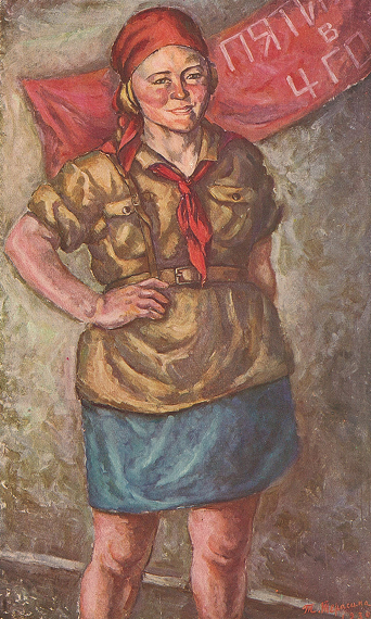 《コムソモルカ》1930(昭和5)年(東京都板橋区立美術館蔵)